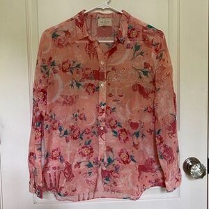 Sezane Pierro Top in Astro Astrology Print sz 38 (US 6)